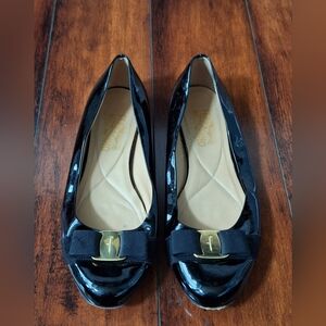 Salvatore Ferragamo Varina Black Patent Leather ballet flats 10